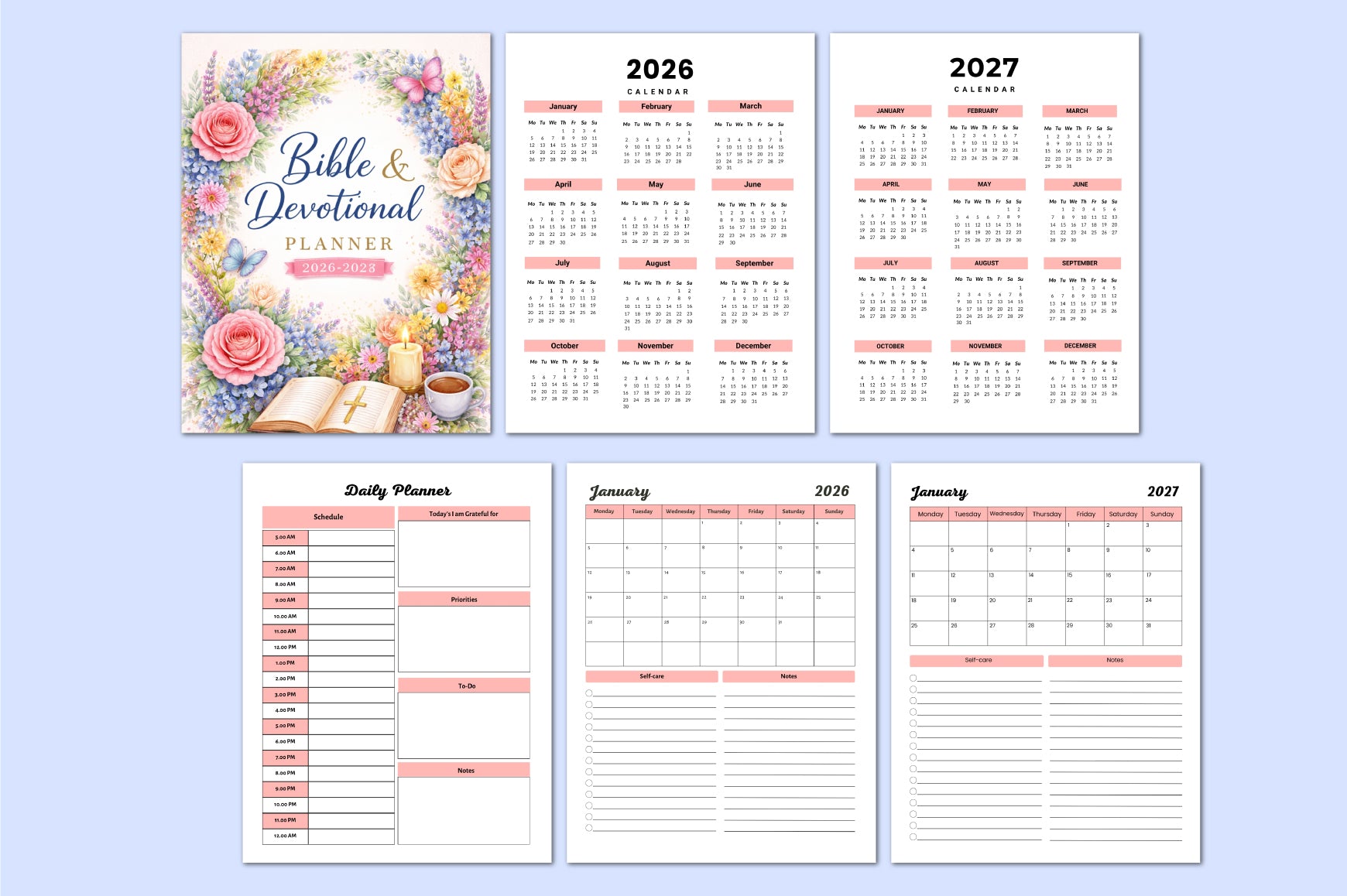 Bible Devotional Planner