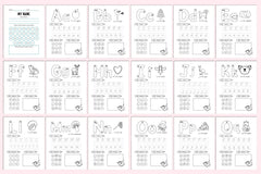 Preschool Alphabet Workbook for Early Learning - CraftNest - Digital Crafting and Art