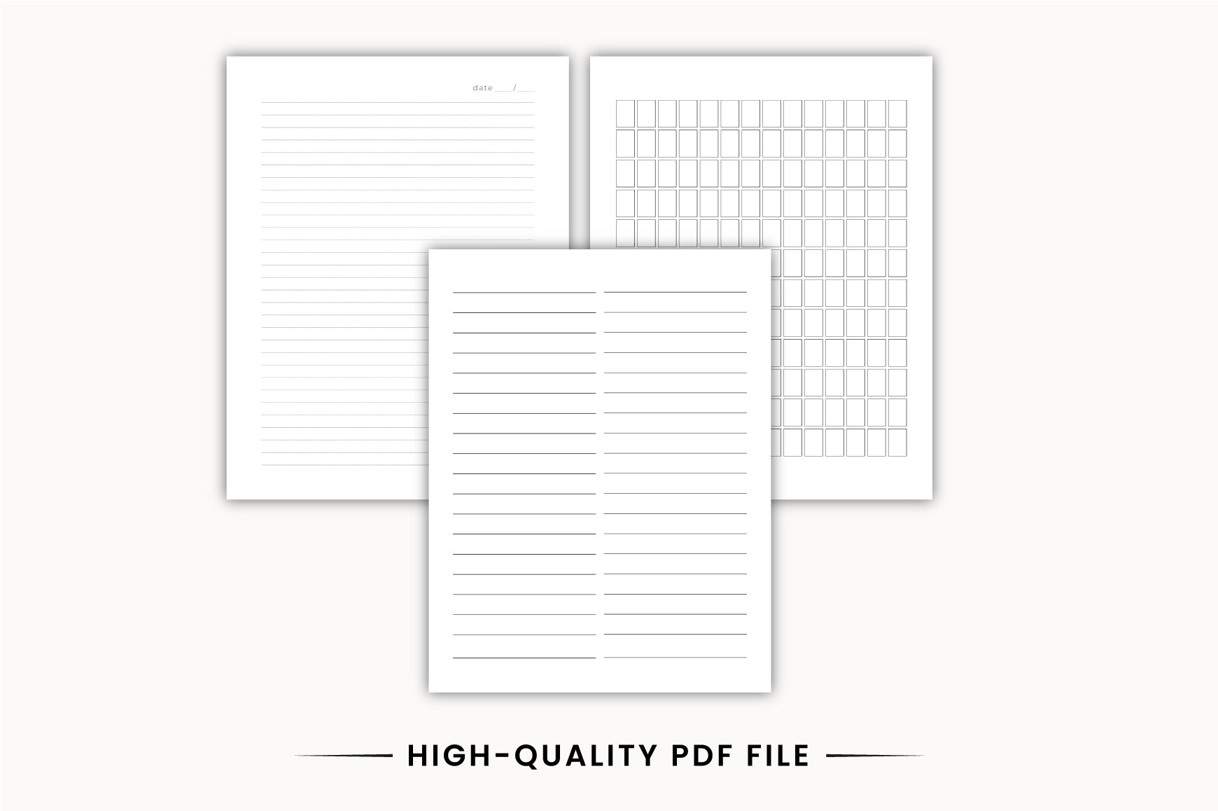 Lined Planner