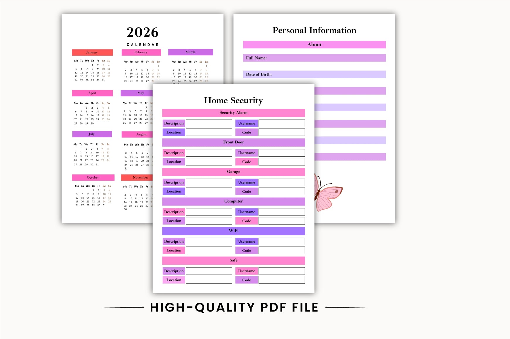 End of Life Planning Planner