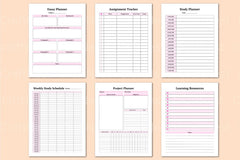 College Student Planner for Effective Organization - CraftNest - Digital Crafting and Art