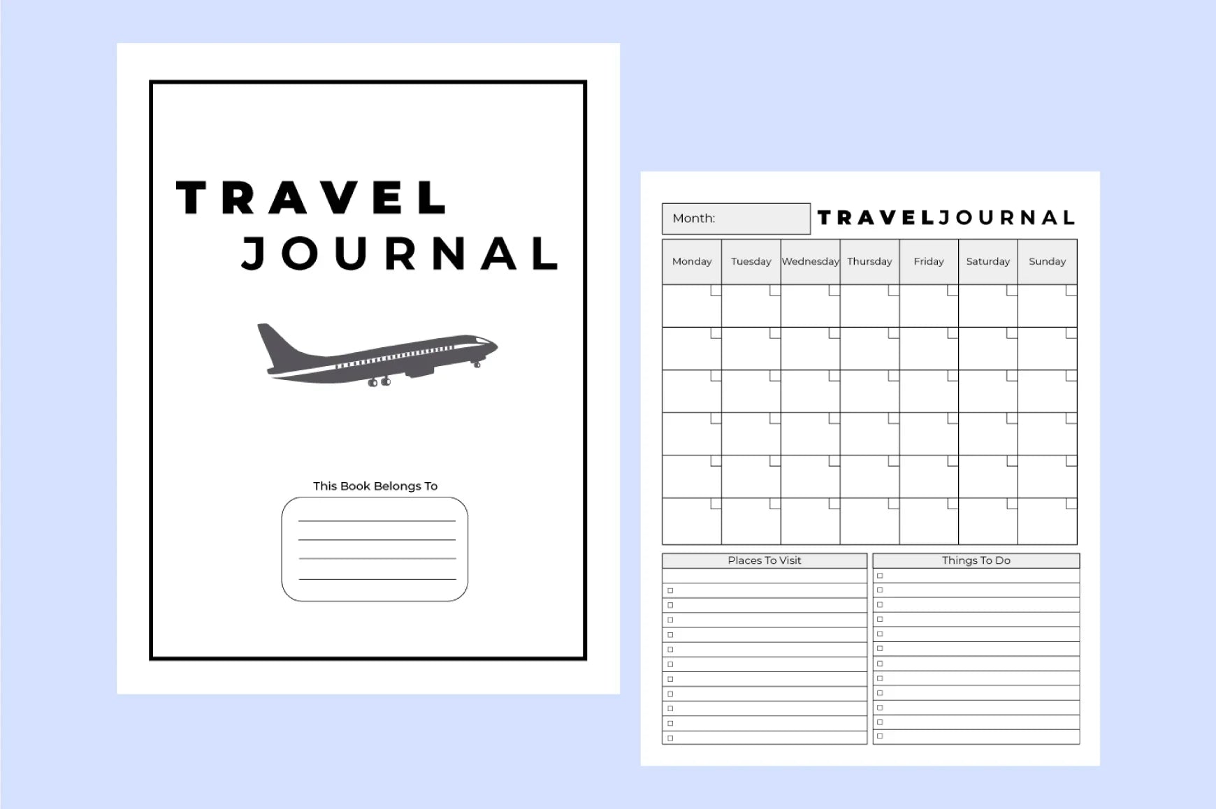Travel Planner - CraftNest - Digital Crafting and Art