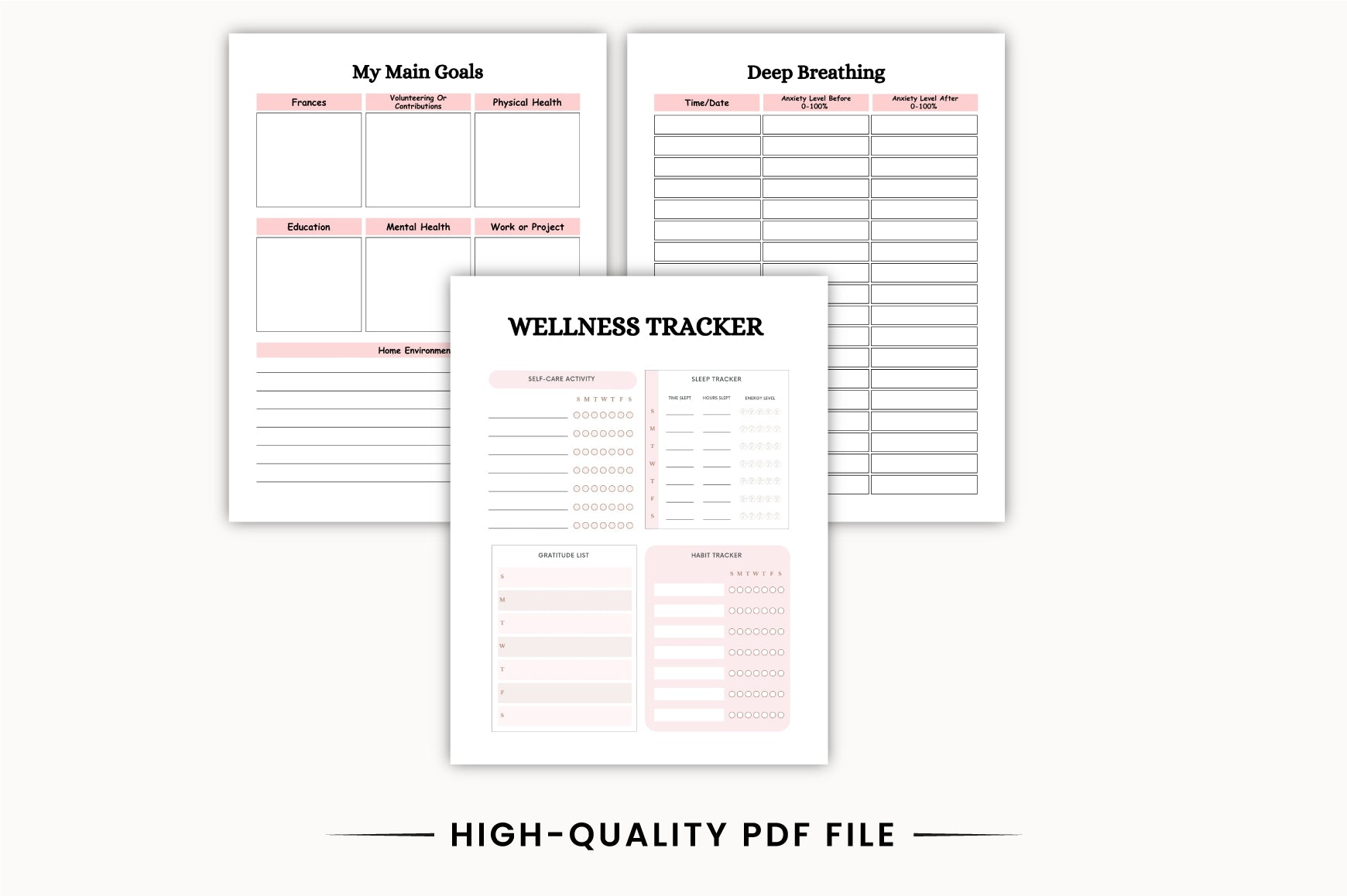 Mind Wellness Planner
