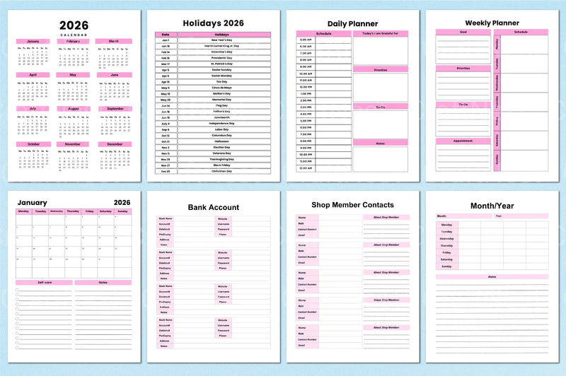 Girl Boss Workbook: Empower Your Journey - CraftNest - Digital Crafting and Art