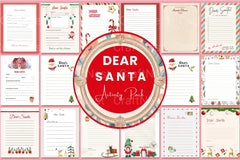 Dear Santa Activity for Kids - CraftNest - Digital Crafting and Art