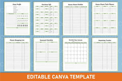 Home Plant Care Planner Template - CraftNest - Digital Crafting and Art