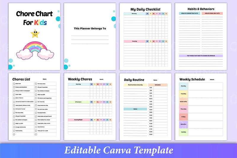 Chore Chart for Kids: Organize and Motivate - CraftNest - Digital Crafting and Art