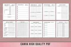 Mental Health Self-Care Planner - CraftNest - Digital Crafting and Art
