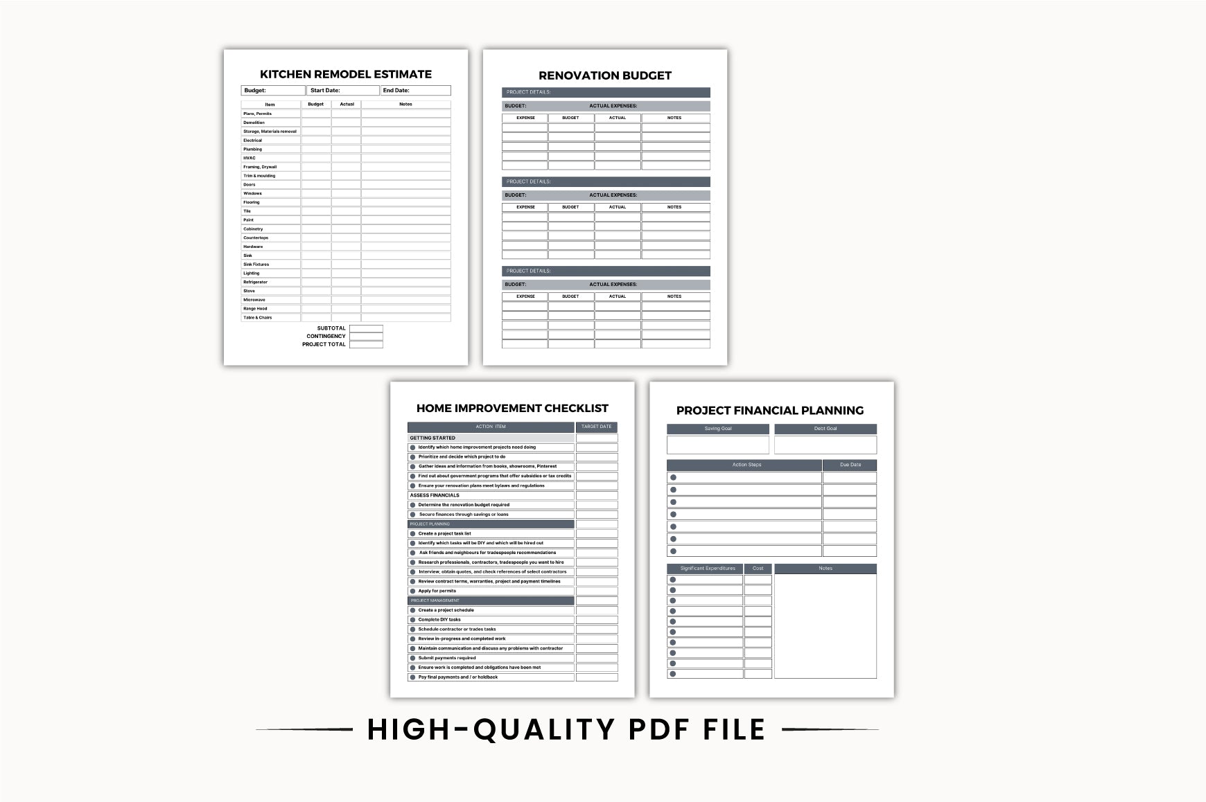 Home Care Repair Planner