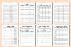 Health Self-Care Planner - CraftNest - Digital Crafting and Art