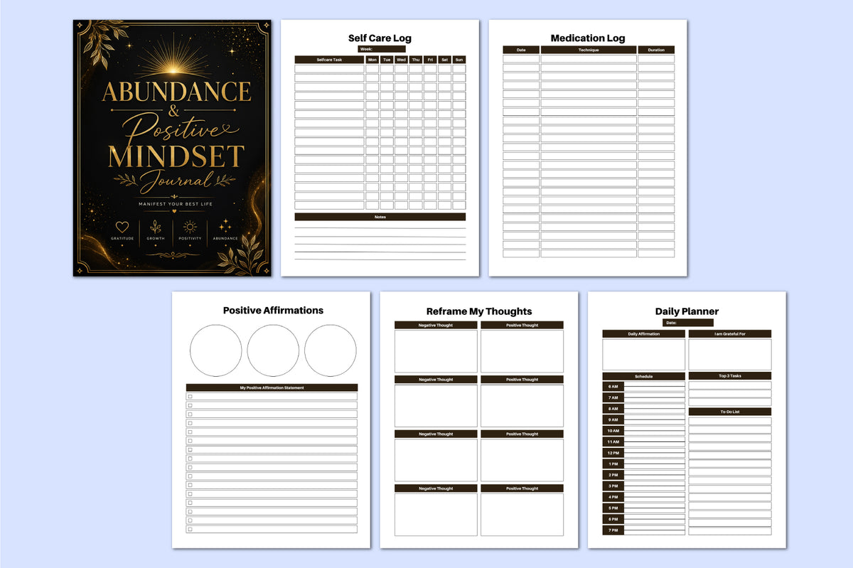 Abundance Positive Mindset Journal