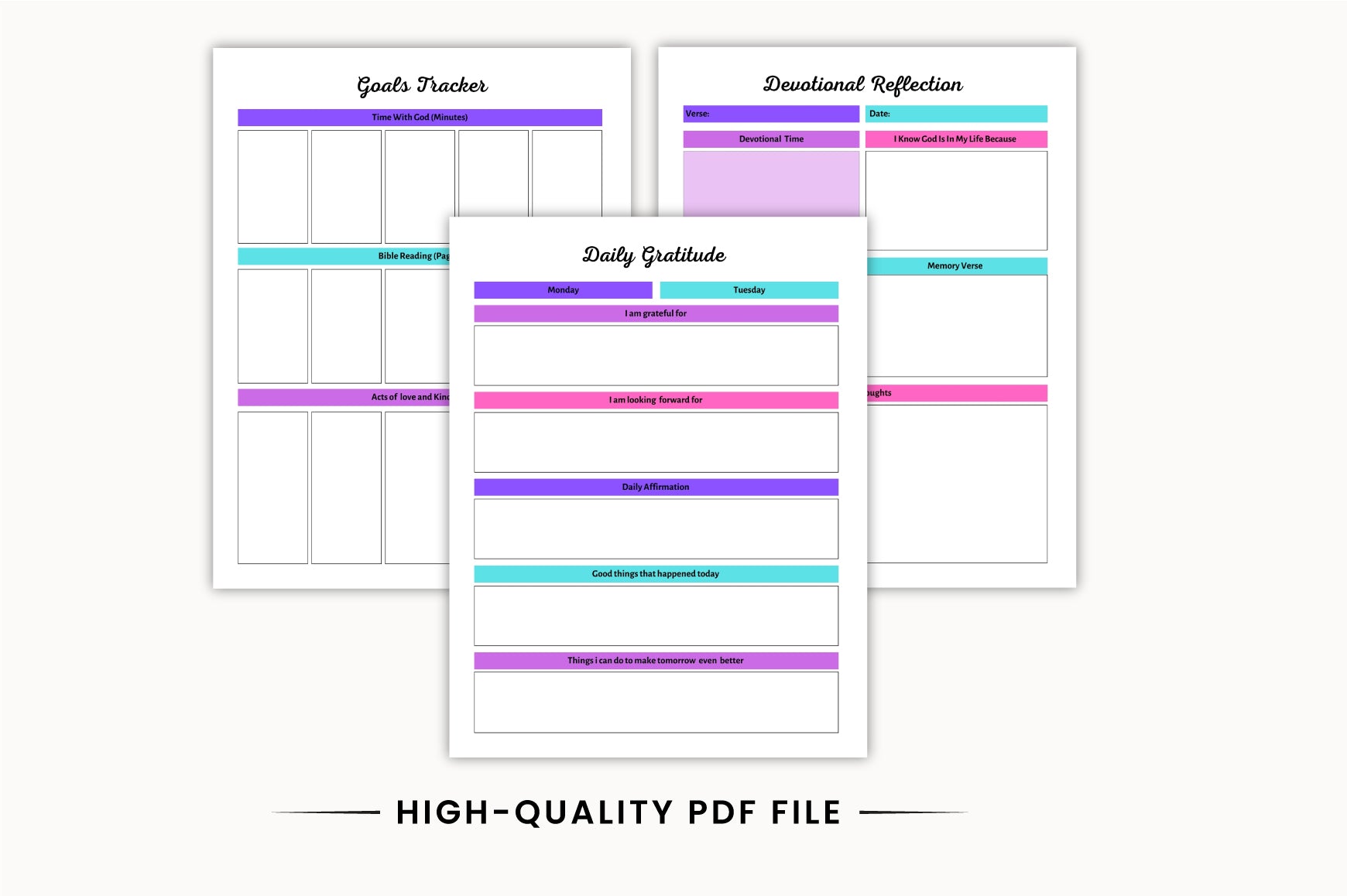 Faith Devotional Planner
