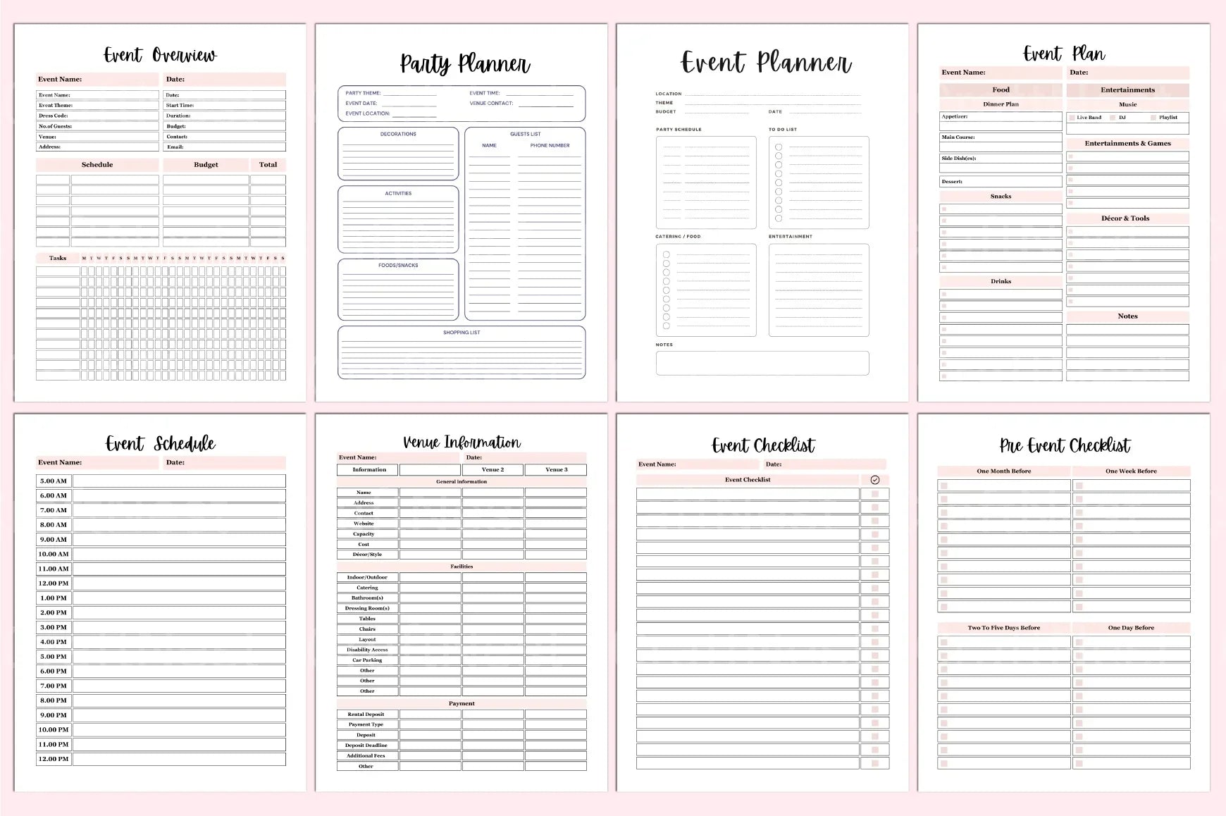 Event Party Planner - CraftNest - Digital Crafting and Art