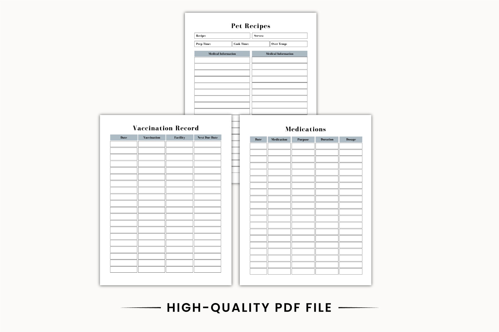 Pet Care Health Planner