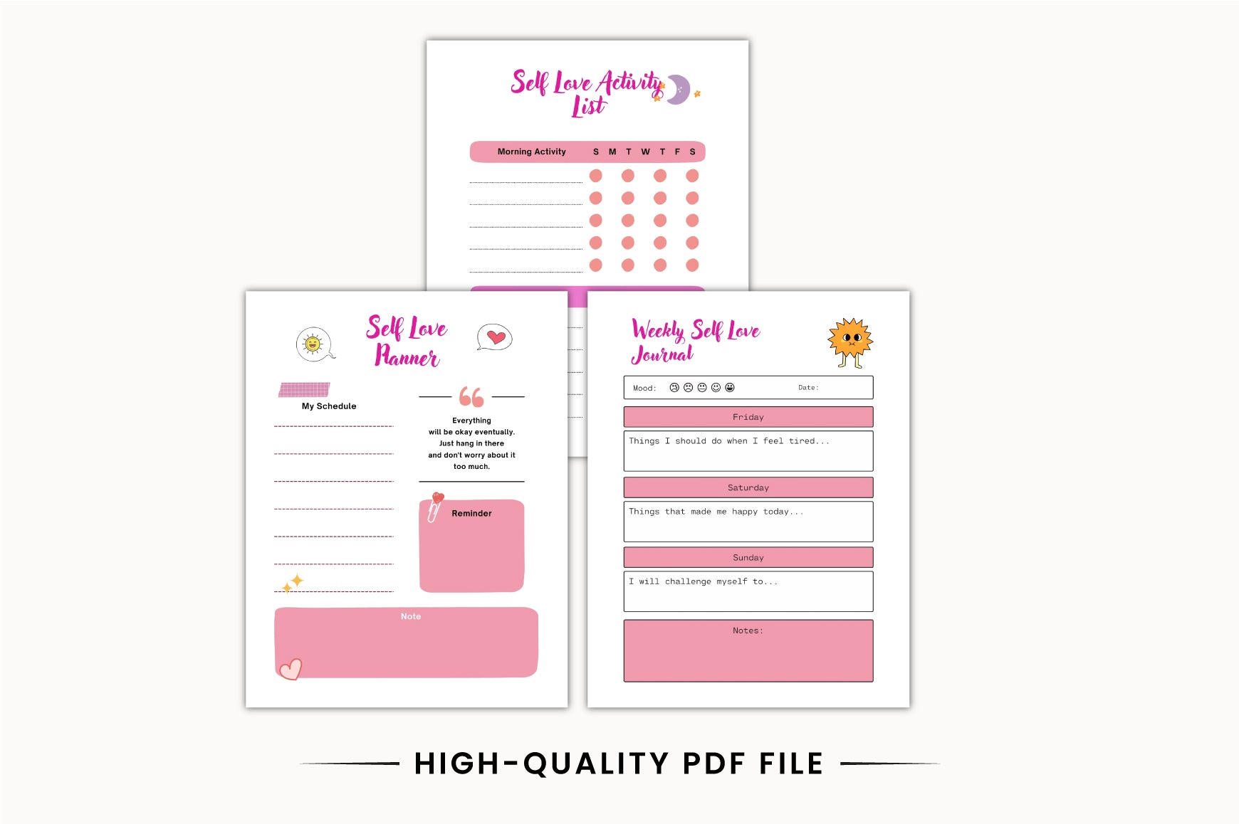 Self Love Confidence Workbook