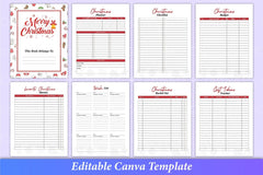 Christmas Planner Canva Interior Design - CraftNest - Digital Crafting and Art