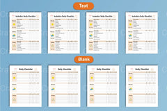 Kids Daily School Checklist Schedule - CraftNest - Digital Crafting and Art