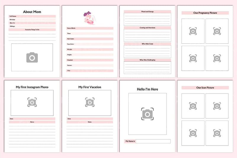 Baby Memory Book: Cherish Every Milestone - CraftNest - Digital Crafting and Art