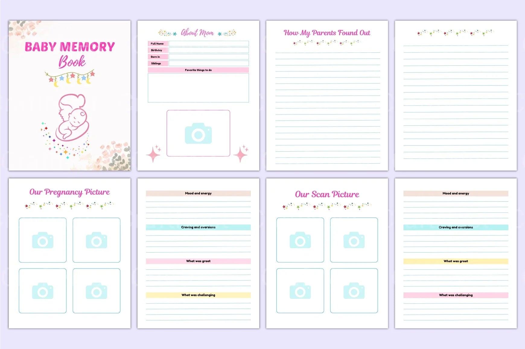 Baby Memory Book: Capture Precious Moments - CraftNest - Digital Crafting and Art