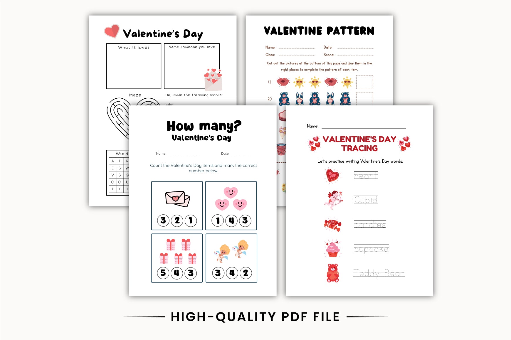 Valentine's Day Activity Planner