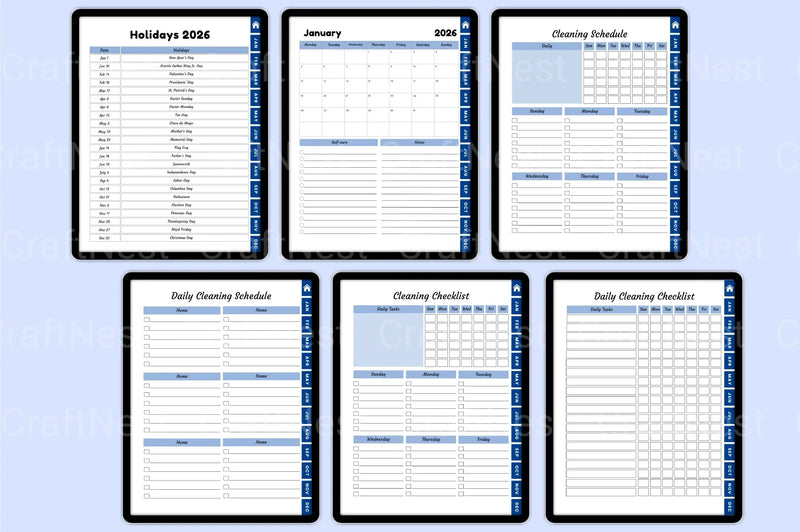 Cleaning Workbook Guide - CraftNest - Digital Crafting and Art
