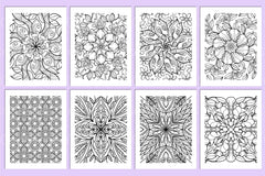 Stress Relief Coloring Page - CraftNest - Digital Crafting and Art