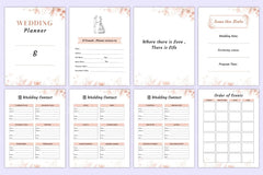 Ultimate Wedding Planner Canva Template - CraftNest - Digital Crafting and Art
