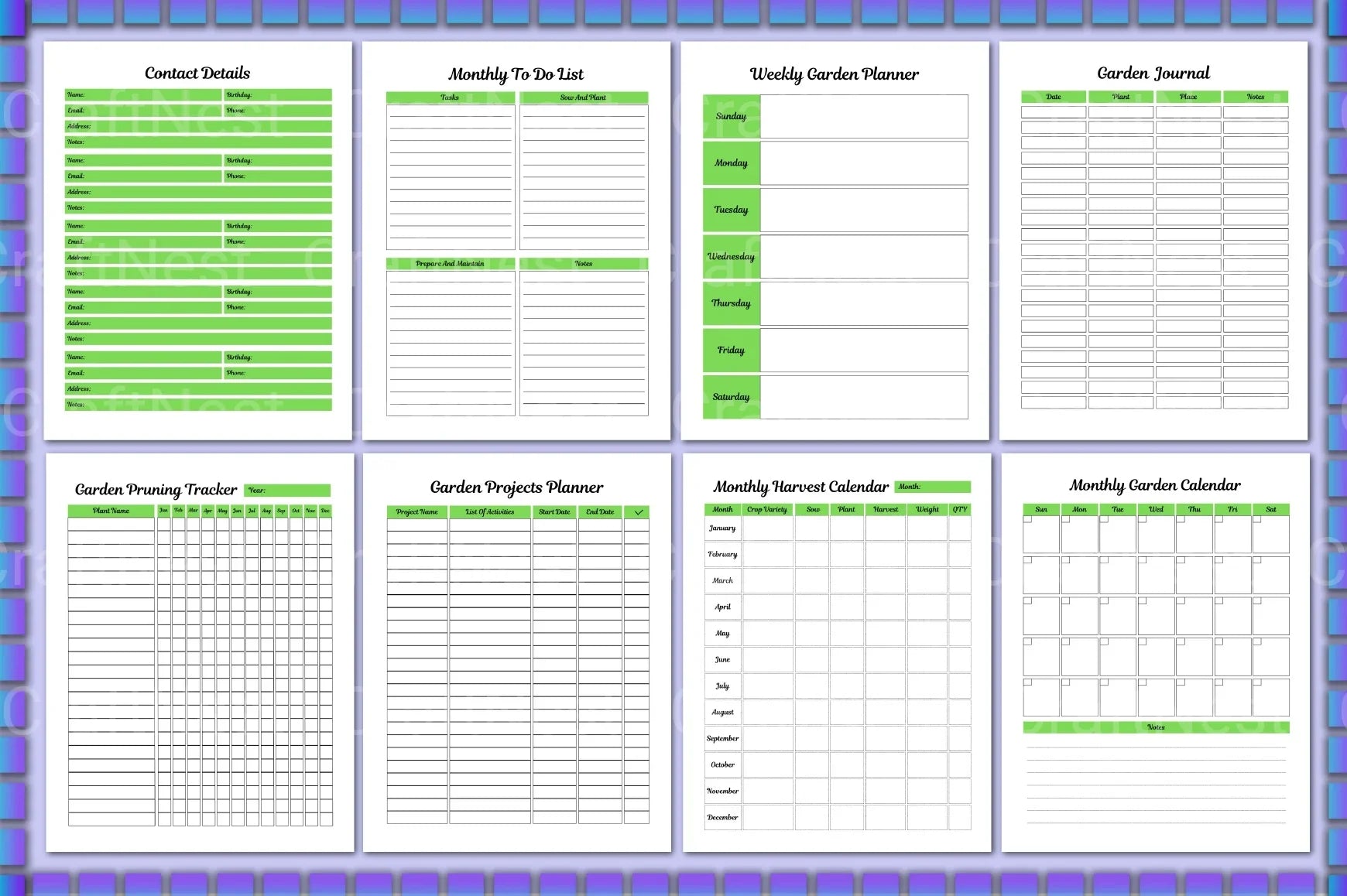 Garden Planner Guide - CraftNest - Digital Crafting and Art