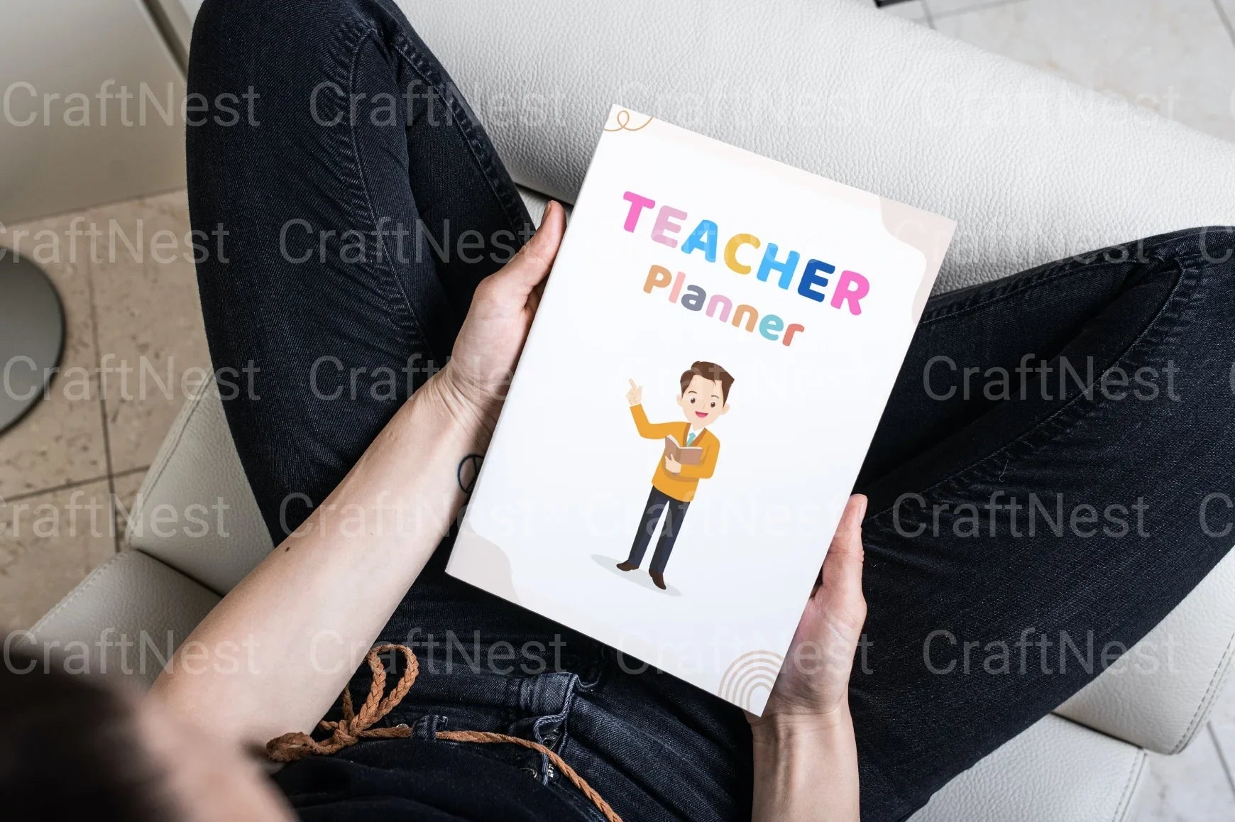Customizable Teacher Planner Template - CraftNest - Digital Crafting and Art