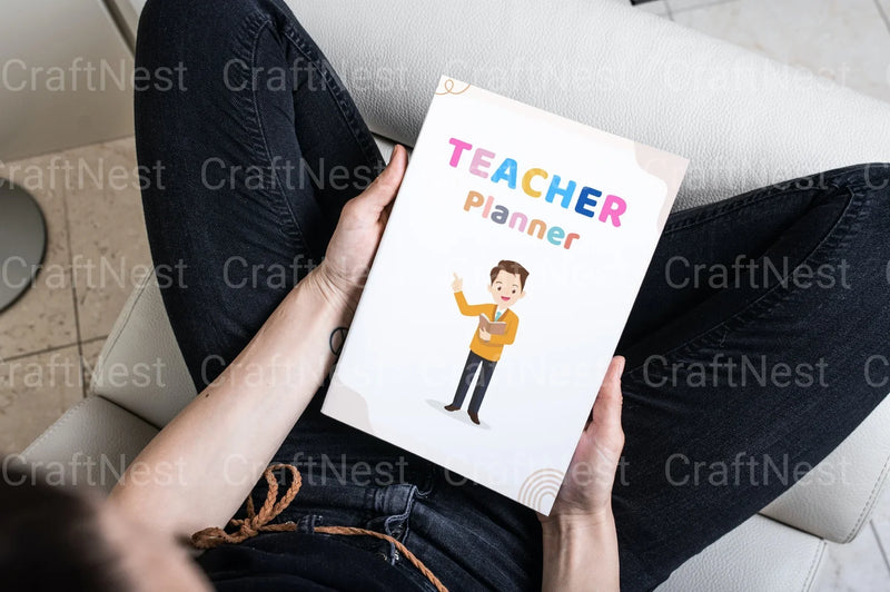 Customizable Teacher Planner Template - CraftNest - Digital Crafting and Art