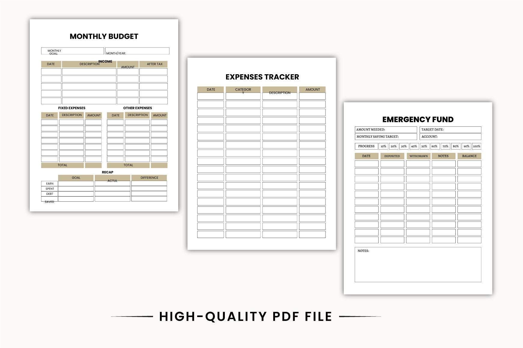 Financial Planning Planner