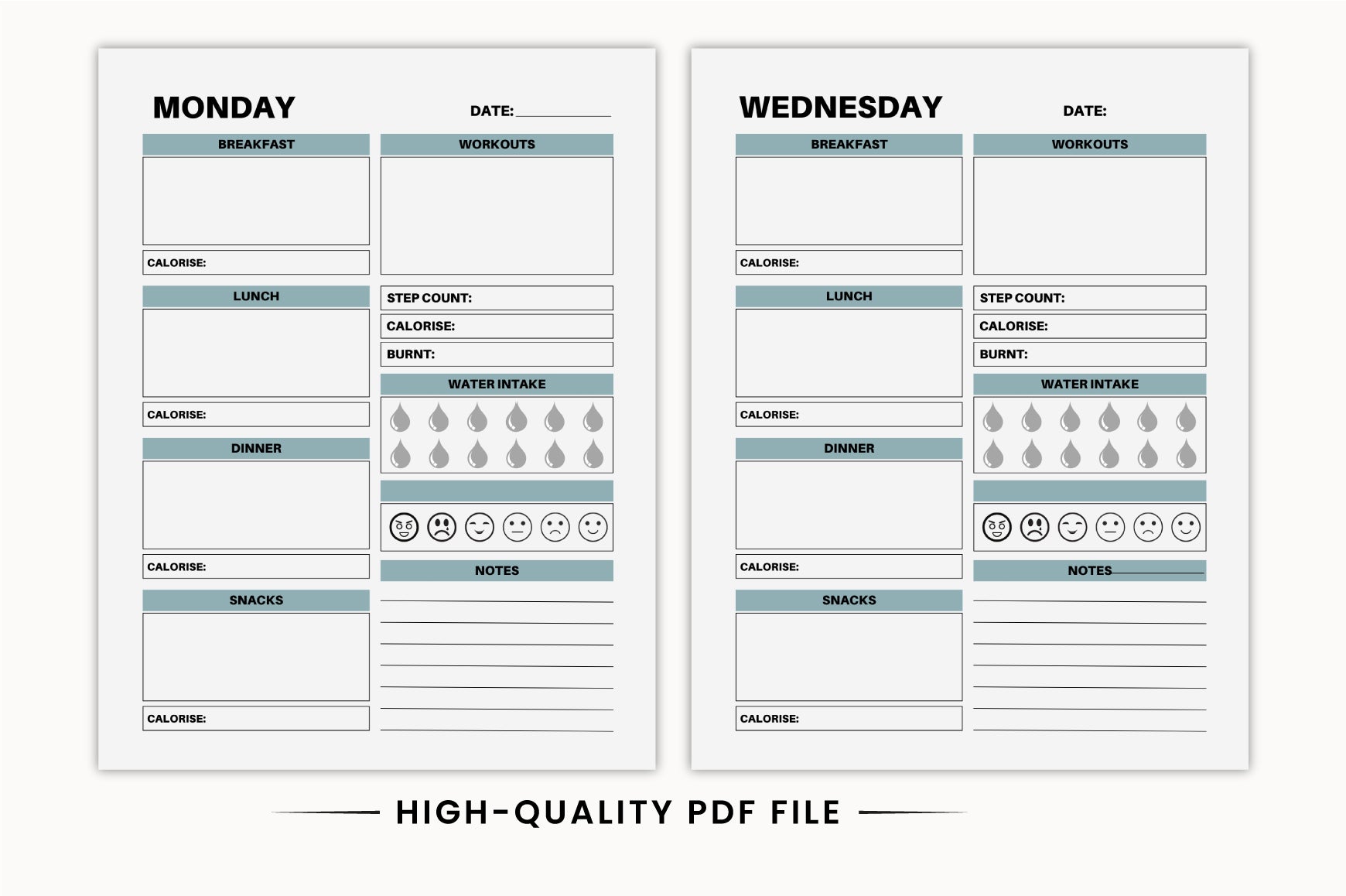 Day Food Meal Planner