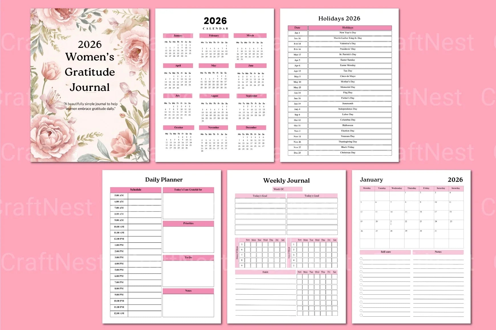 Women Gratitude Art Design - CraftNest - Digital Crafting and Art