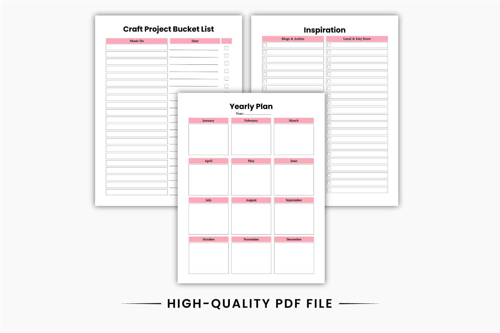 Craft Project Planner