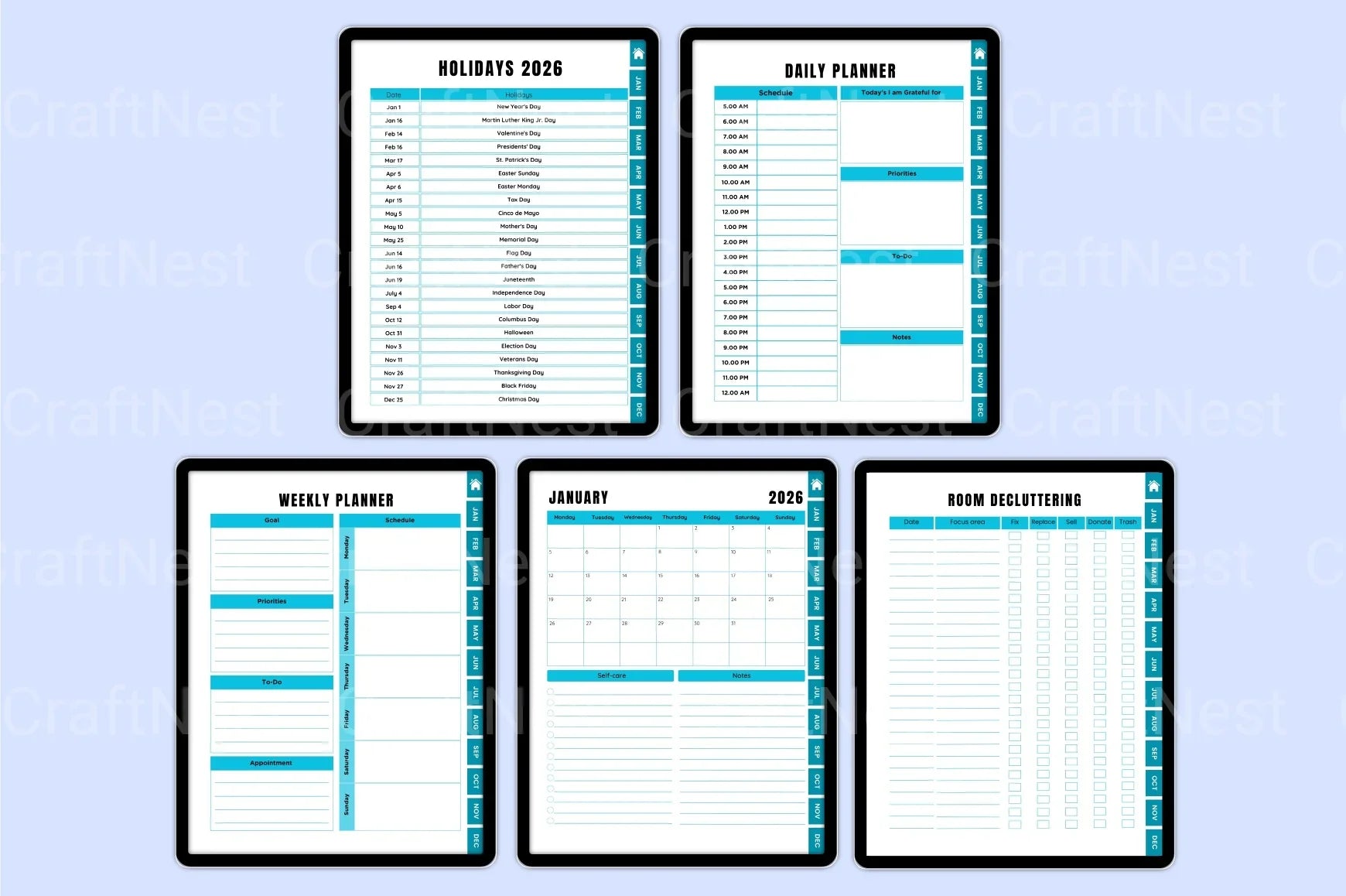 ADHD Cleaning Workbook: Effective Strategies for a Tidy Home - CraftNest - Digital Crafting and Art