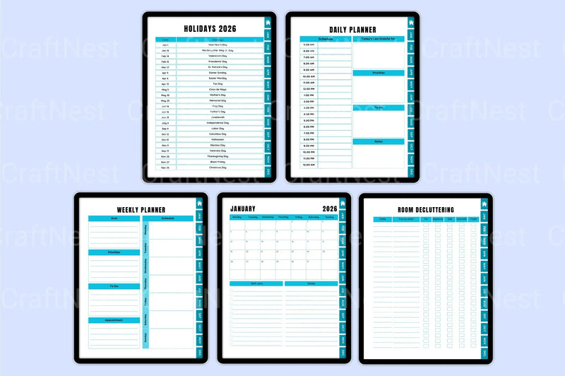 ADHD Cleaning Workbook: Effective Strategies for a Tidy Home - CraftNest - Digital Crafting and Art