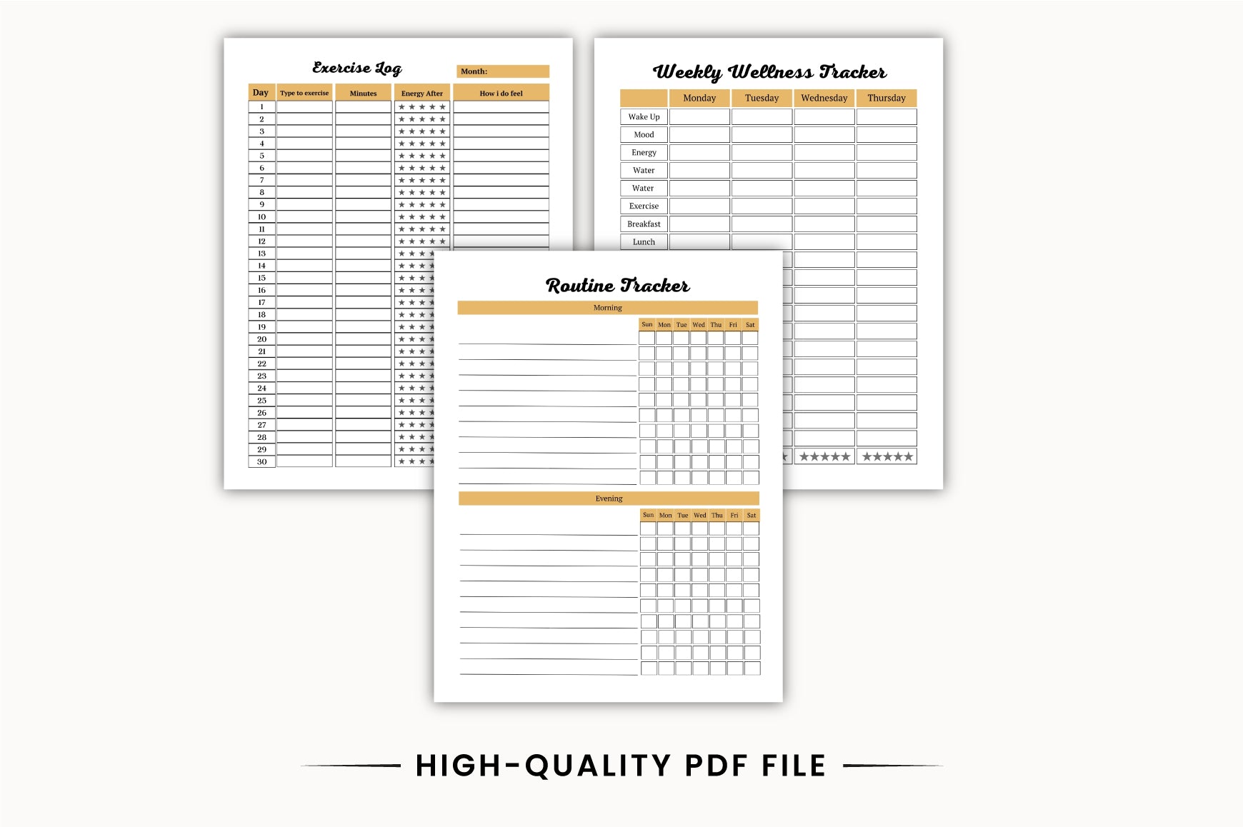 Healthy Living Planner