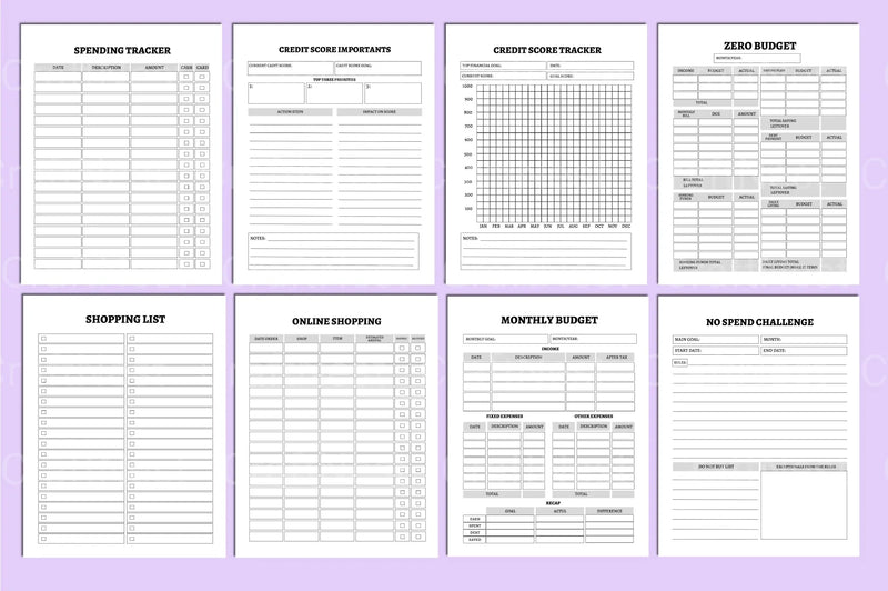 Money Mindset Planner for Financial Success - CraftNest - Digital Crafting and Art