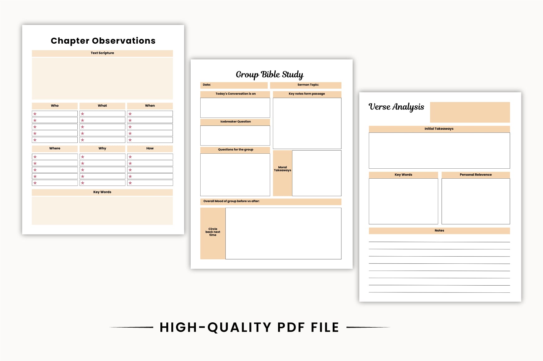 Christian Devotional Planner