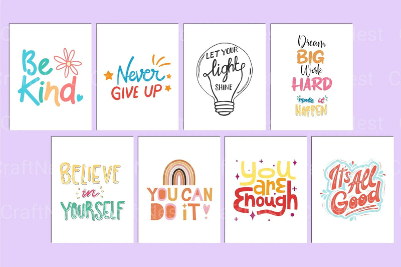 Kids Positive Affirmations - CraftNest - Digital Crafting and Art