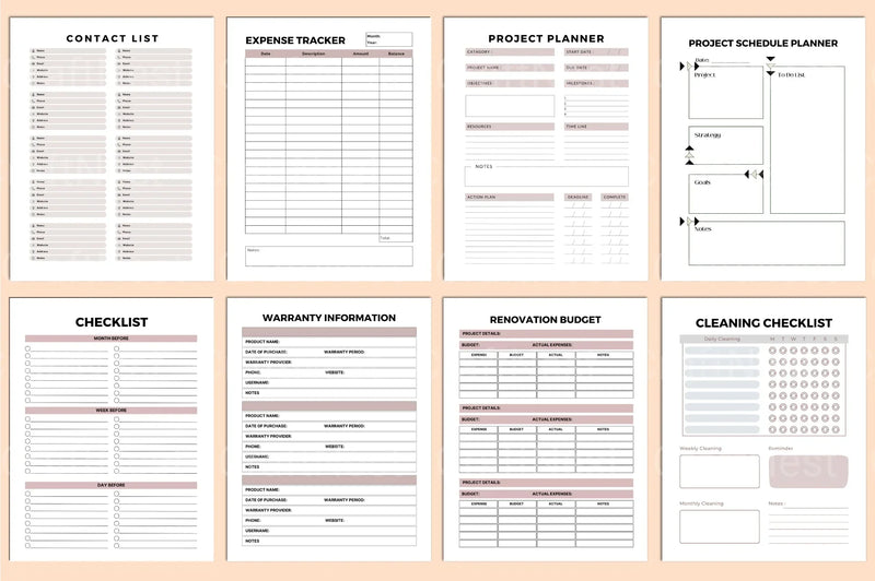 Home Maintenance Planner Guide - CraftNest - Digital Crafting and Art