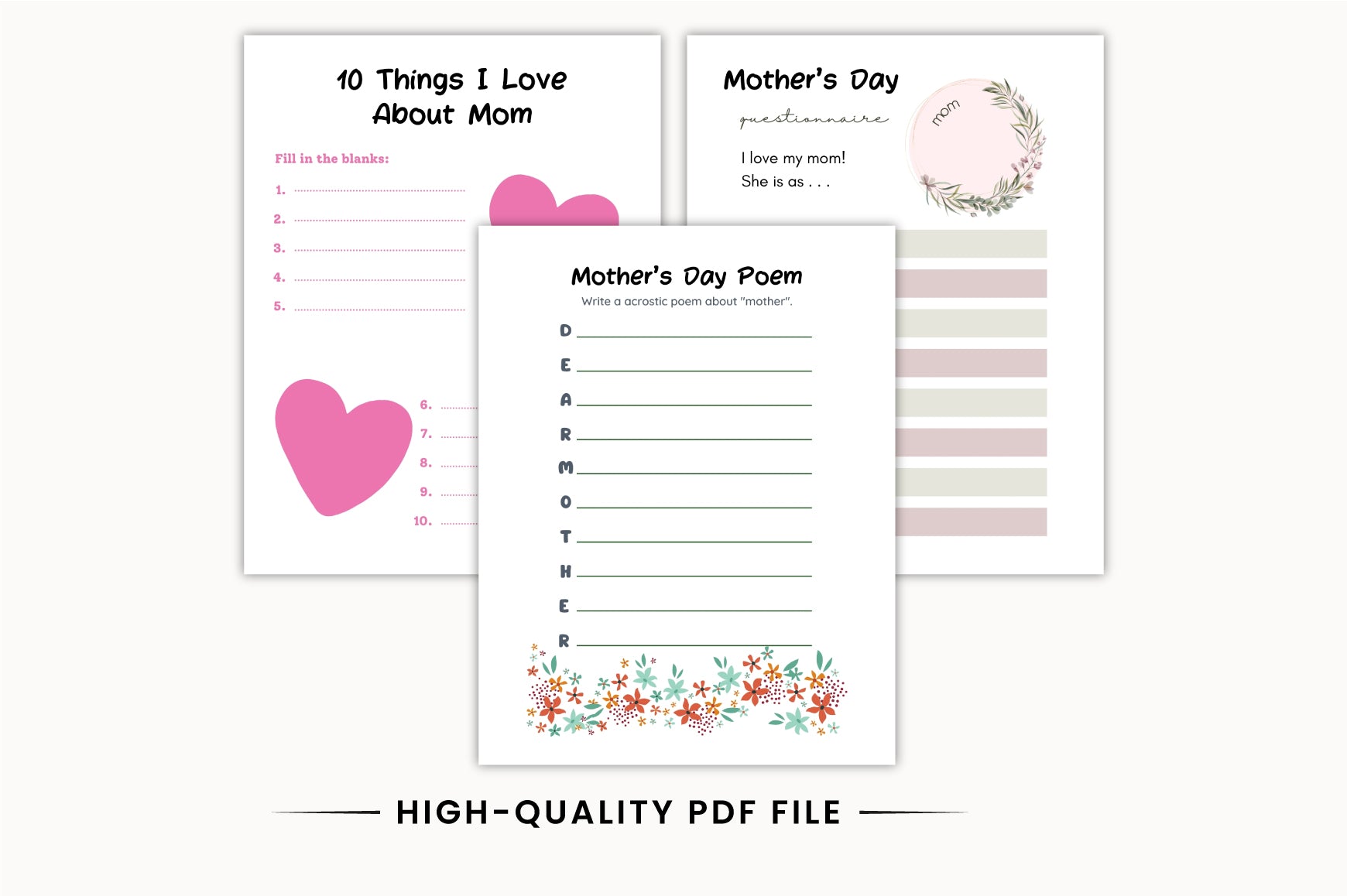 Busy Mom Kids Planner