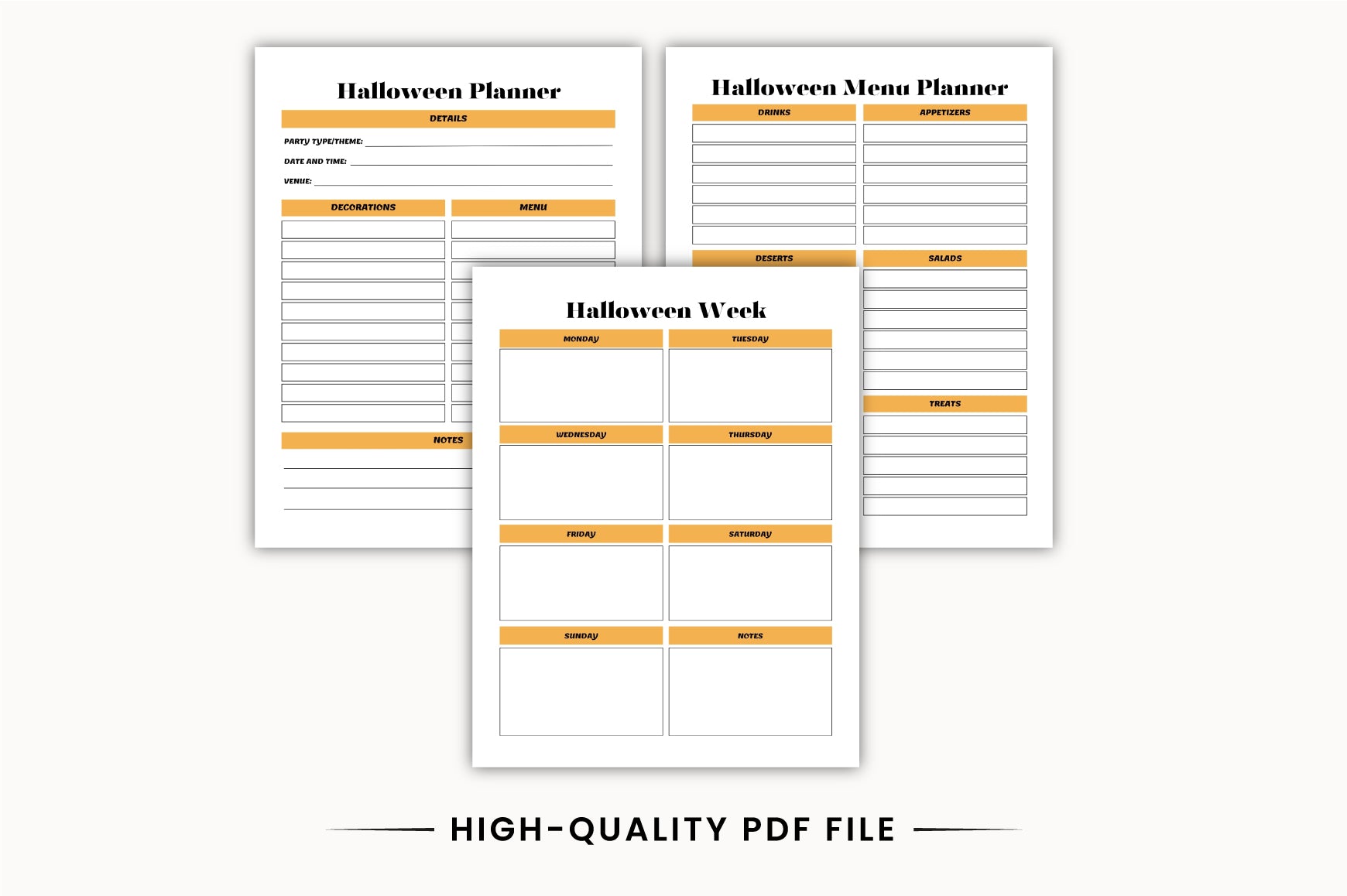 Halloween Party Planner