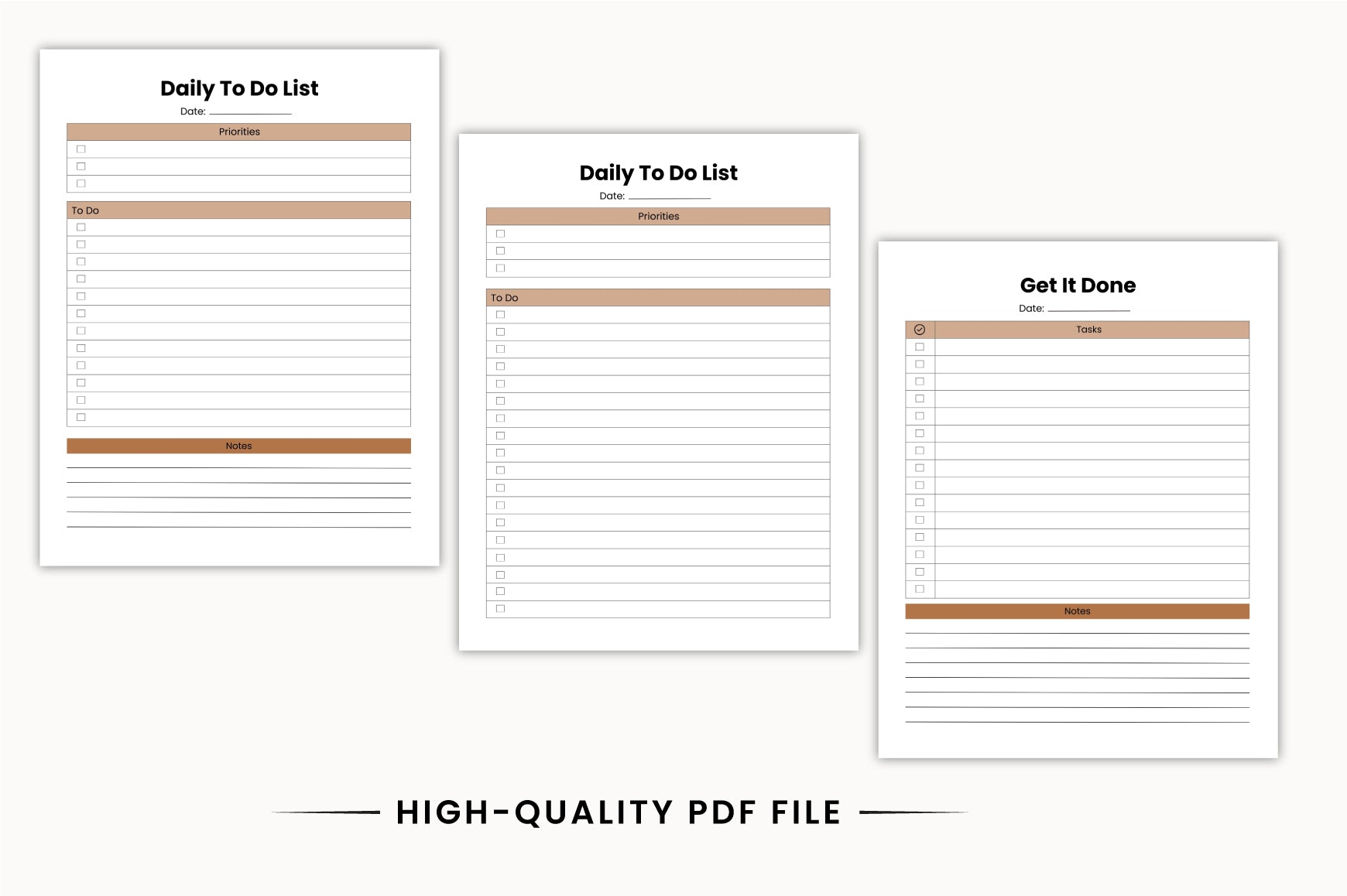 Brain Dump Productivity Planner