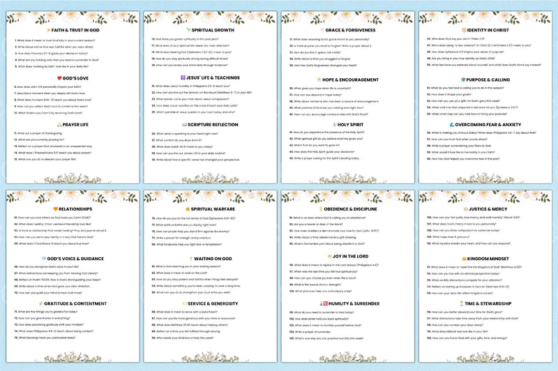 500 Bible Prompts for Inspiration - CraftNest - Digital Crafting and Art