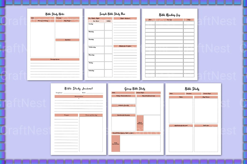 Bible Study Guide - CraftNest - Digital Crafting and Art