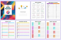 Business Management Organizer - CraftNest - Digital Crafting and Art