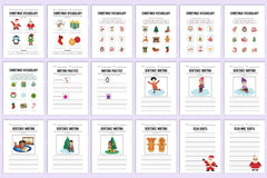Kindergarten Christmas Workbook - CraftNest - Digital Crafting and Art