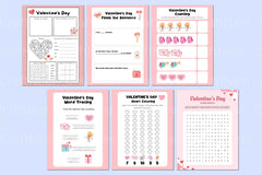 Valentine's Day Activity Book for Kids - CraftNest - Digital Crafting and Art