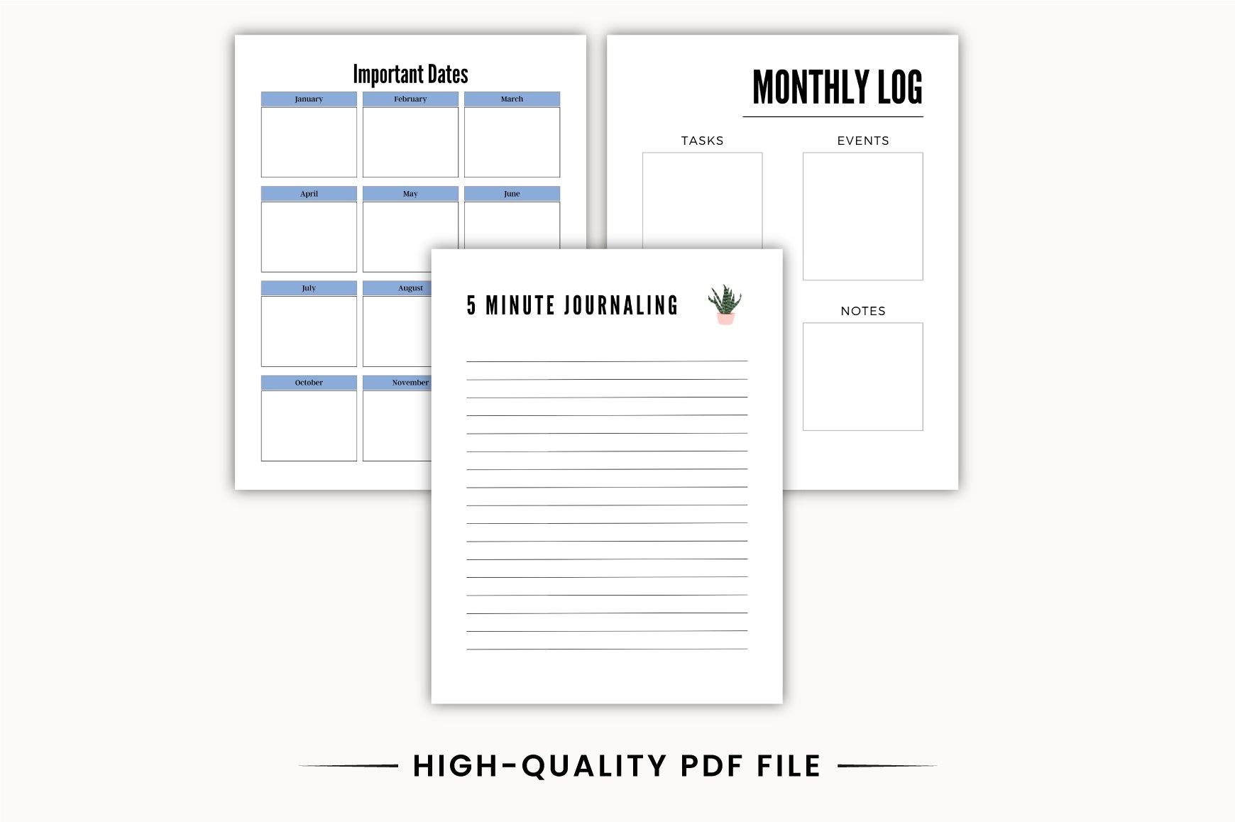 Productivity Bullet Journal